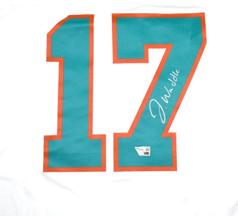 Jaylen Waddle Signed Miami Dolphins Nike Vapor Limited Jersey - White
