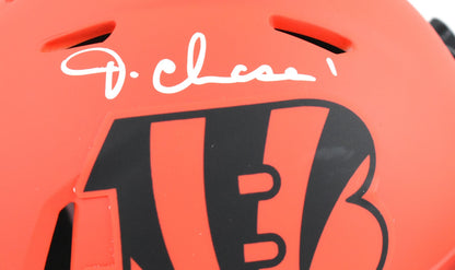 Ja'Marr Chase Signed Cincinnati Bengals Rave Speed Mini Helmet