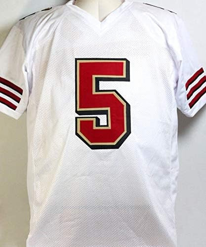 Jeff Garcia Autographed White Custom Football Jersey