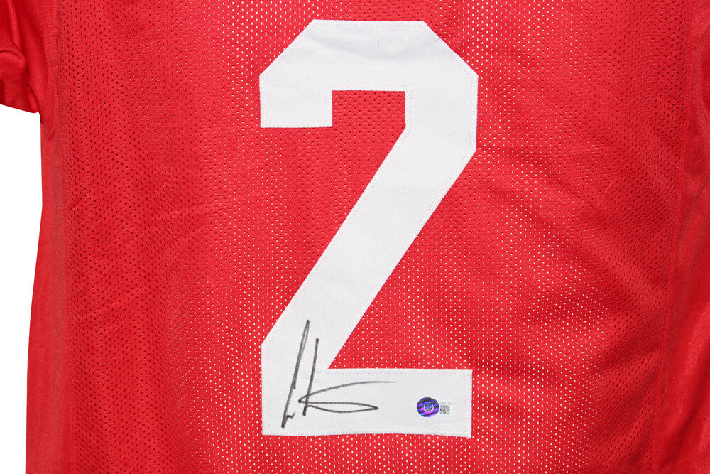 Cris Carter Signed Ohio State Buckeyes Custom College Style Jersey