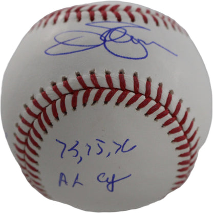 Jim Palmer Signed Baltimore Orioles Official Major League Baseball (4 Stats)