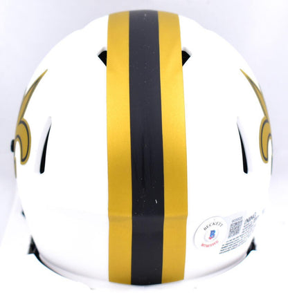 Derek Carr Signed New Orleans Saints Lunar Speed Mini Helmet