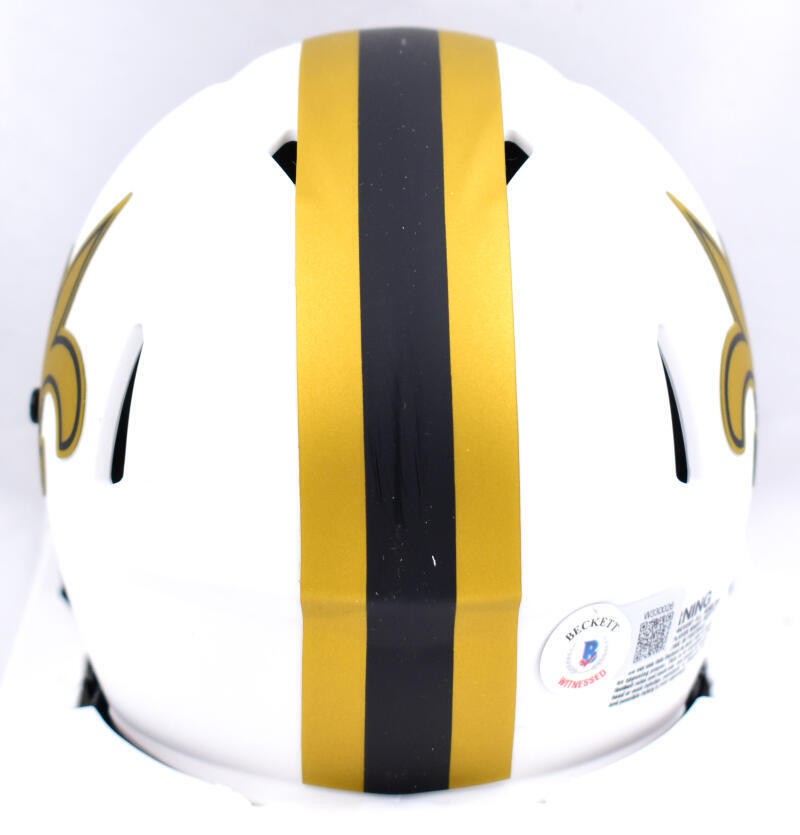 Derek Carr Signed New Orleans Saints Lunar Speed Mini Helmet