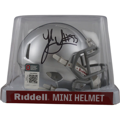 Jack Sawyer Ohio State Buckeyes Autographed Speed Mini Helmet