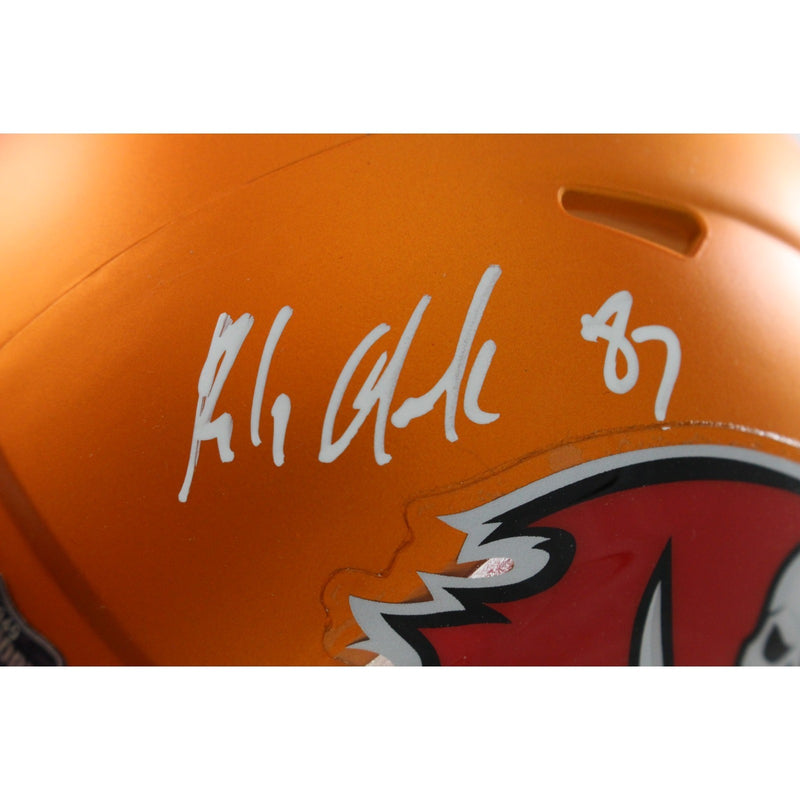 Rob Gronkowski Autographed Tampa Bay Buccaneers Blaze Mini Helmet