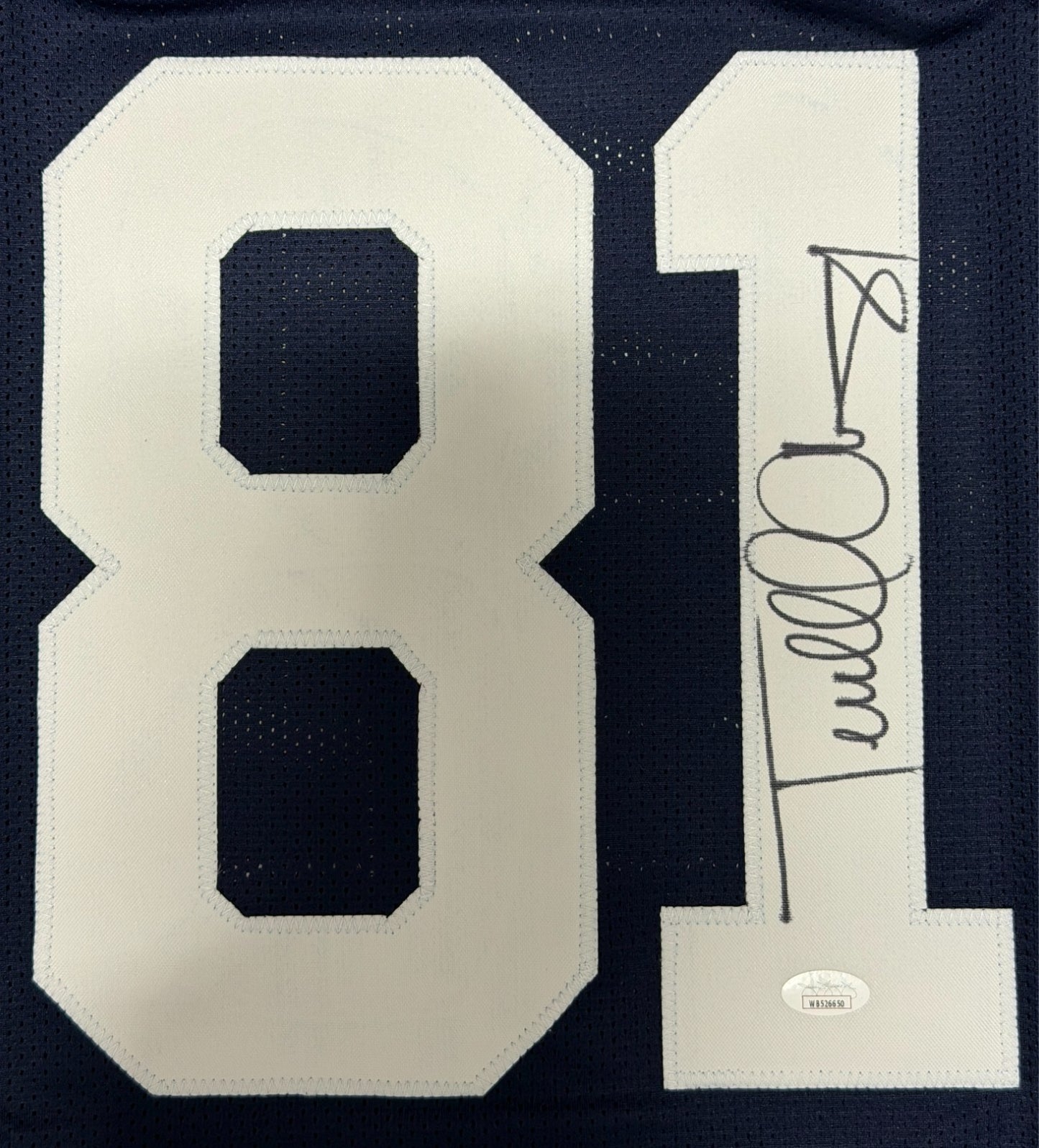 Terrell Owens Signed Dallas Cowboys Throwback Stat Jersey