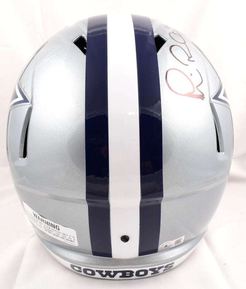 Michael Irvin Signed Dallas Cowboys Full Size Speed Helmet - Black Edition