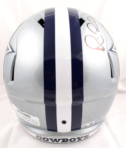 Michael Irvin Signed Dallas Cowboys Full Size Speed Helmet - Black Edition