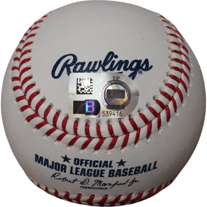 Hunter Greene Autographed Cincinnati Reds Baseball MLB Debut Inscription