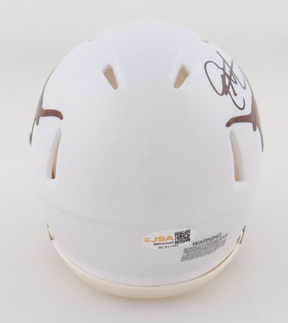 Eric Metcalf Autographed Texas Longhorns Mini Helmet