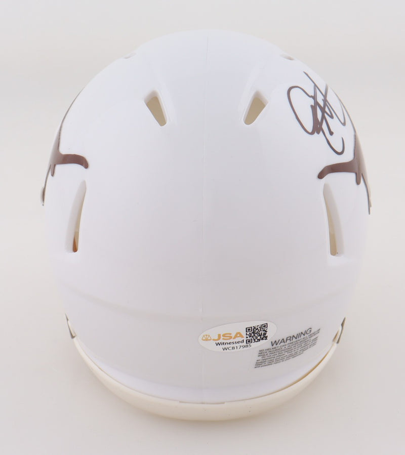 Eric Metcalf Autographed Texas Longhorns Mini Helmet