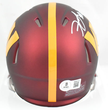 Frankie Luvu Signed Washington Commanders Speed Mini Helmet