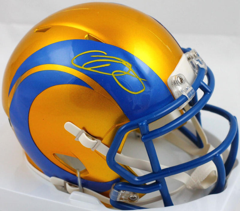 Odell Beckham Jr. Signed Los Angeles Rams Flash Speed Mini Helmet
