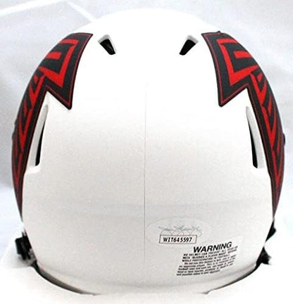 Jamal Anderson Autographed Atlanta Falcons Lunar Speed Mini Helmet