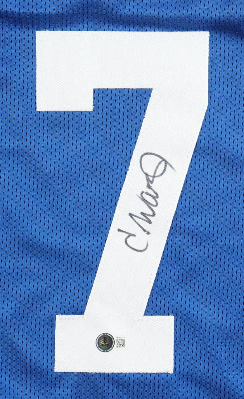 Charvarius Ward Autographed Indianapolis Colts Blue Custom Jersey