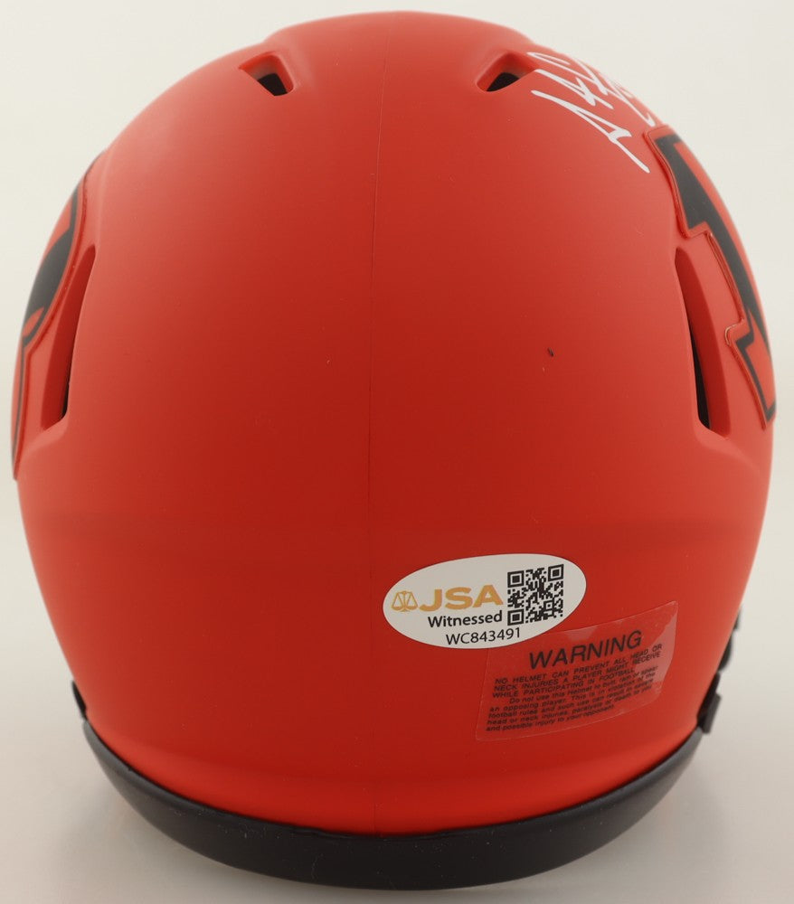 Adam Pac-Man Jones Signed Cincinnati Bengals Rave Mini Helmet