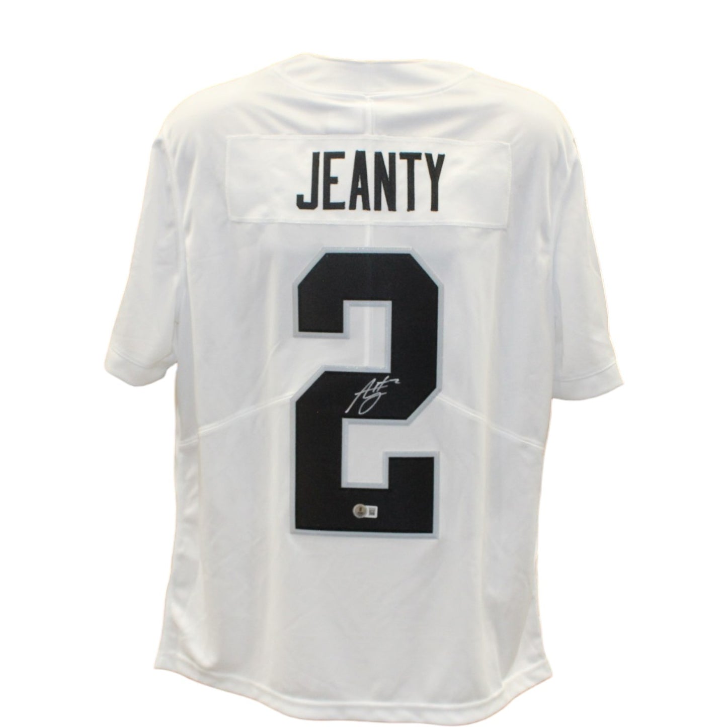 Ashton Jeanty Signed Las Vegas Raiders White Nike Jersey