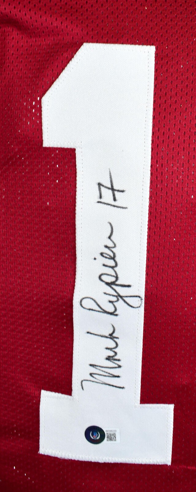 Mark Rypien Autographed Red College Style Custom Jersey