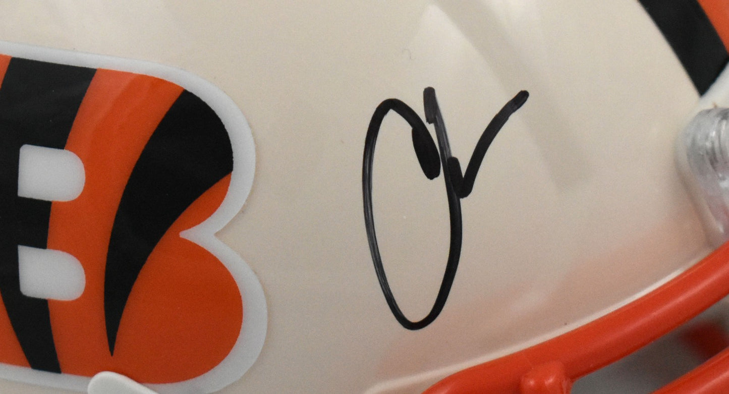 Chad Johnson Signed Cincinnati Bengals Retro Speed Mini Helmet