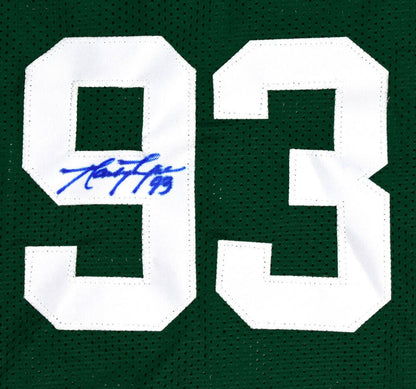 Sack Exchange Signed New York Jets Green Custom Jersey