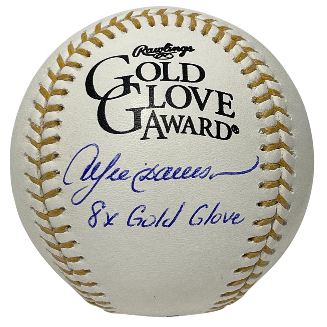 Andre Dawson Signed Rawlings Gold Glove Baseball (8x GG Inscription)