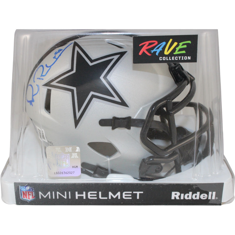 Michael Irvin Signed Dallas Cowboys Rave Mini Helmet (HOF Inscription)