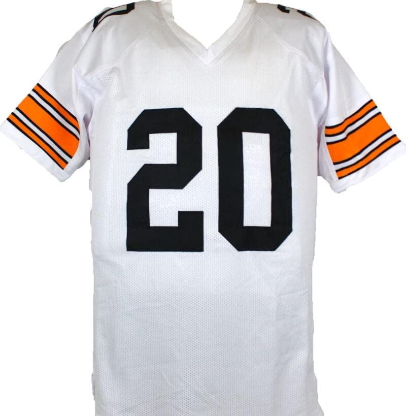 Rocky Bleier Signed Pittsburgh Steelers Custom White Jersey