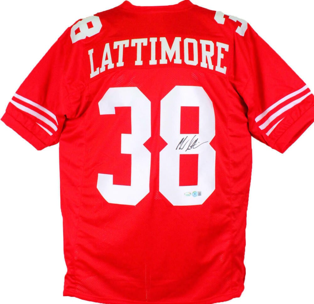 Marcus Lattimore Autographed Red Custom Football Jersey
