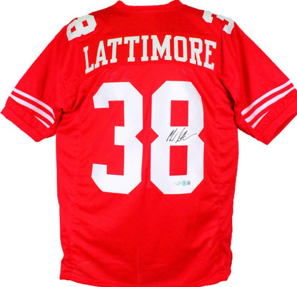 Marcus Lattimore Autographed Red Custom Football Jersey
