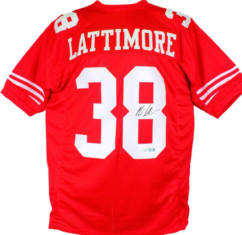 Marcus Lattimore Autographed Red Custom Football Jersey