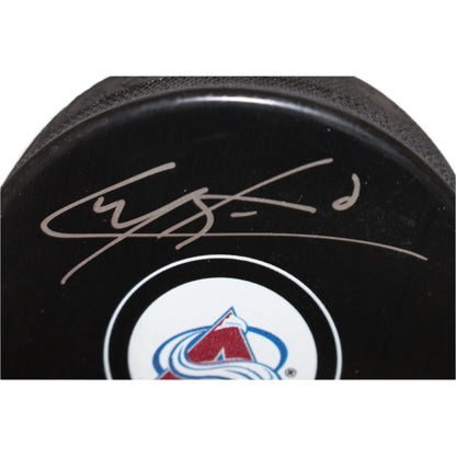 Cale Makar Colorado Avalanche Autographed Hockey Puck