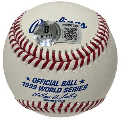 Mariano Rivera Signed 1999 World Series Baseball (Beckett COA)