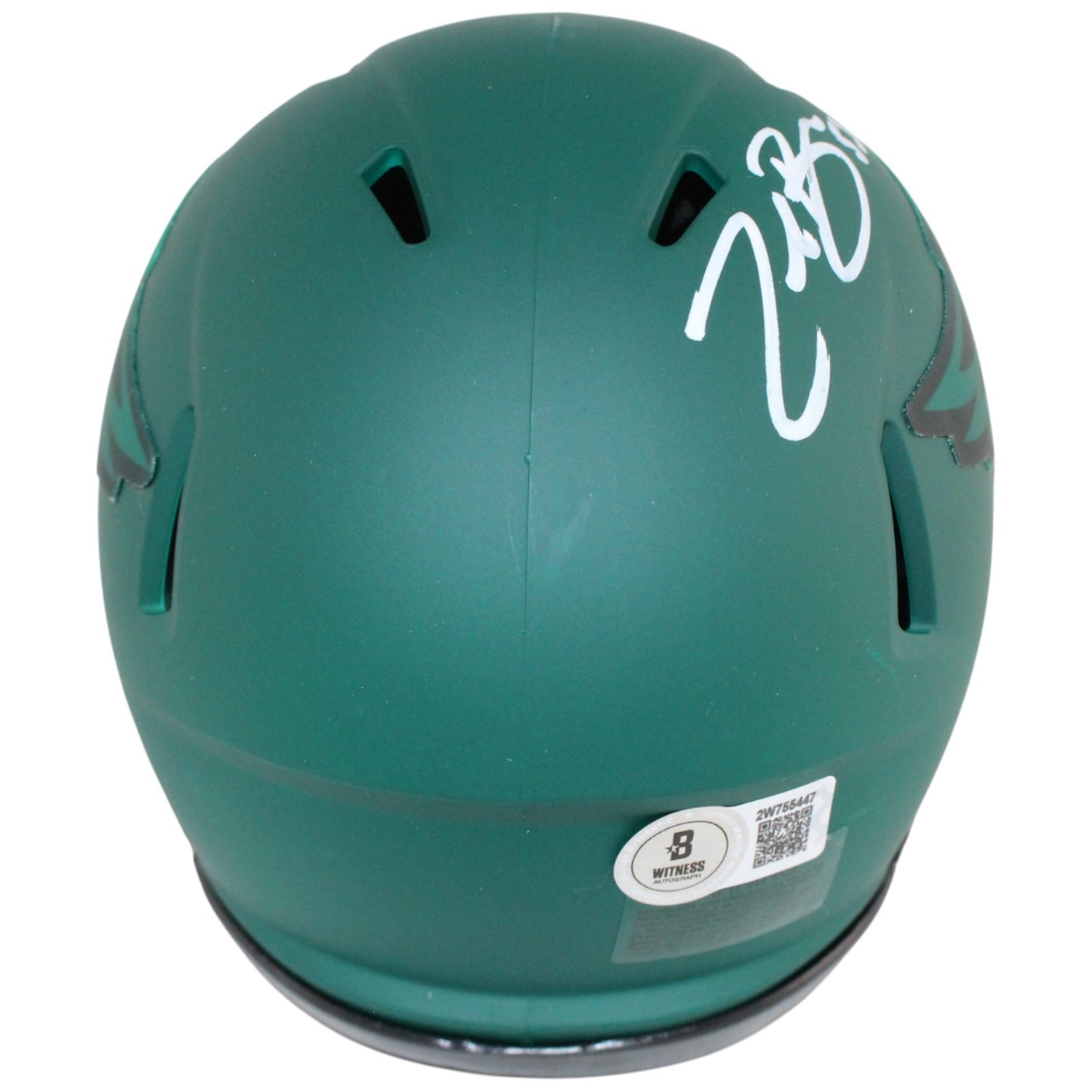 Zack Baun Philadelphia Eagles Rave Mini Helmet Autographed