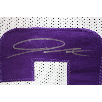 Jordan Addison Autographed White Pro Style Jersey