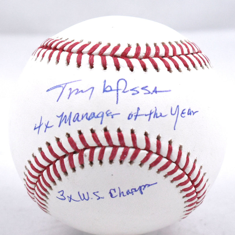 Tony La Russa Signed Official Major League Baseball w/ Inscriptions