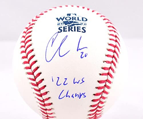 Chas McCormick Signed 2022 World Series Baseball (WS Champs)