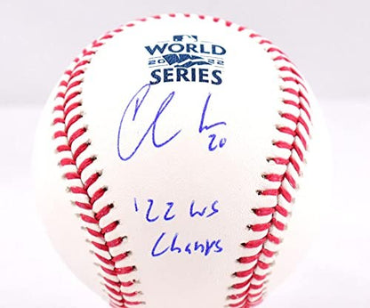 Chas McCormick Signed 2022 World Series Baseball (WS Champs)