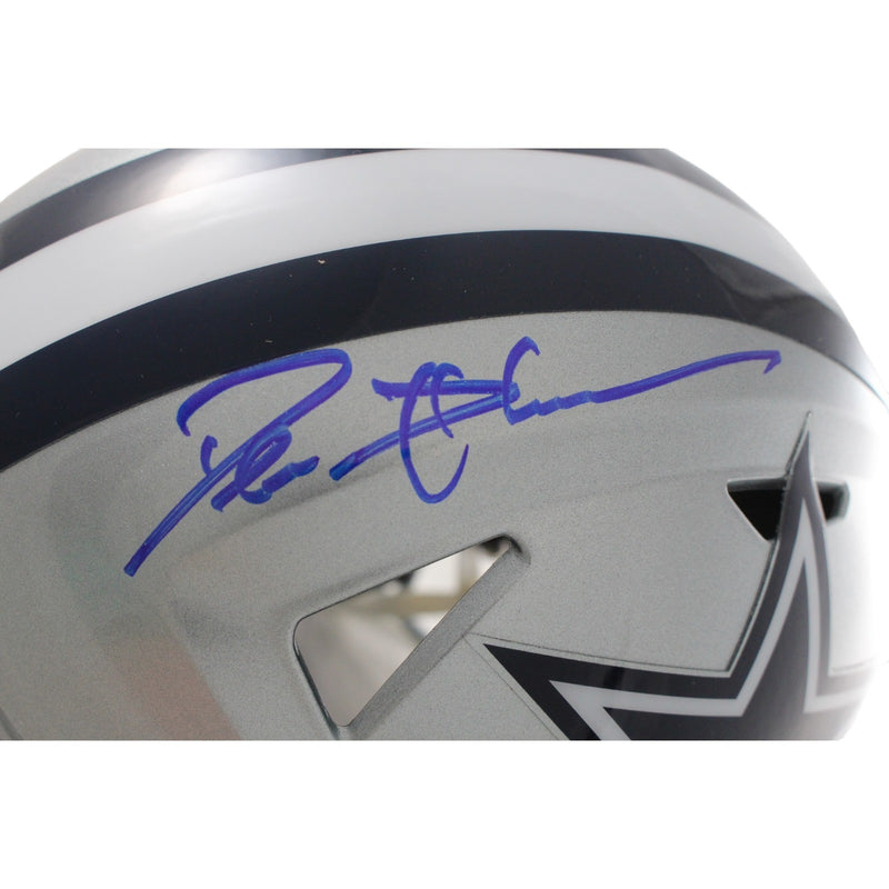 Deion Sanders Dallas Cowboys Autographed Mid-Size Midi Helmet