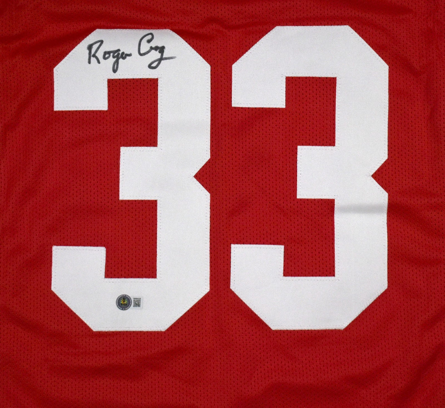 Roger Craig Autographed San Francisco 49ers Style Red Custom Jersey