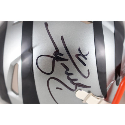 Boomer Esiason Autographed Cincinnati Bengals Flash Mini Helmet