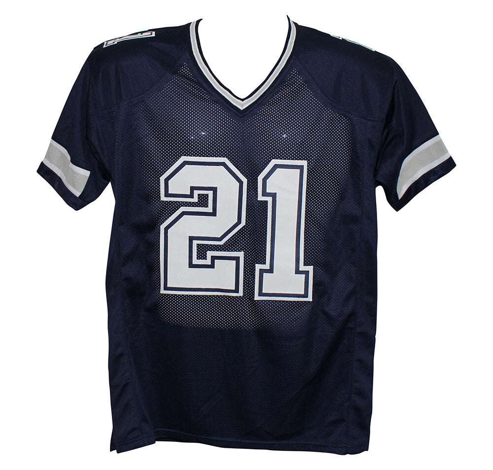 Ezekiel Elliott Signed Dallas Cowboys Custom Pro Style Football Jersey