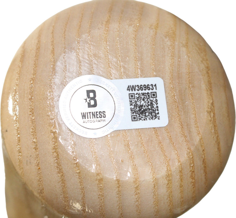 Eddie Murray Autographed Baltimore Orioles Blonde Baseball Bat (HOF Inscription)