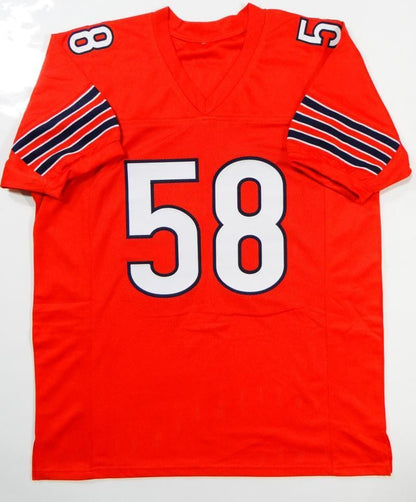 Roquan Smith Autographed Orange Custom Jersey