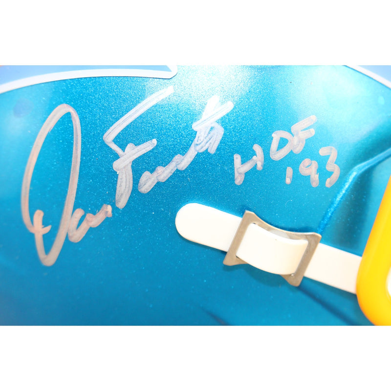 Dan Fouts San Diego Chargers Autographed Flash Mini Helmet (HOF)