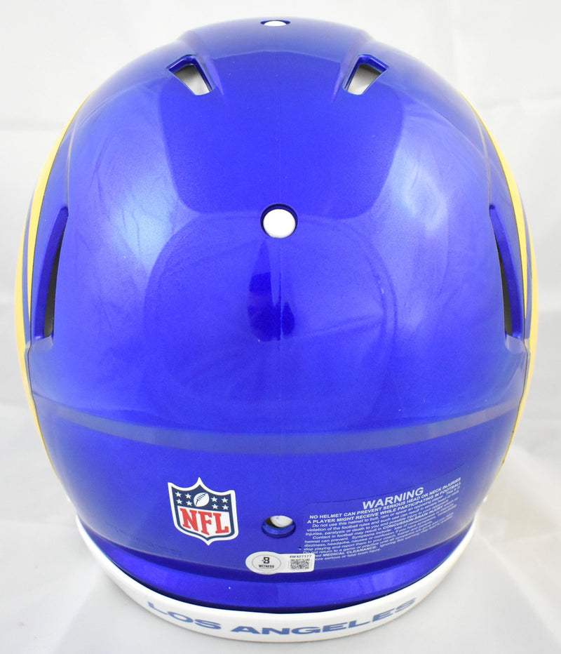 Kyren Williams Signed Los Angeles Rams Full Size Speed Authentic Helmet