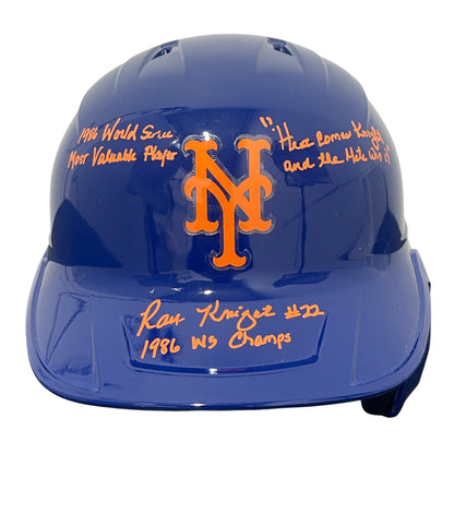 Ray Knight Signed New York Mets Full Size Batting Helmet (Beckett BAS)