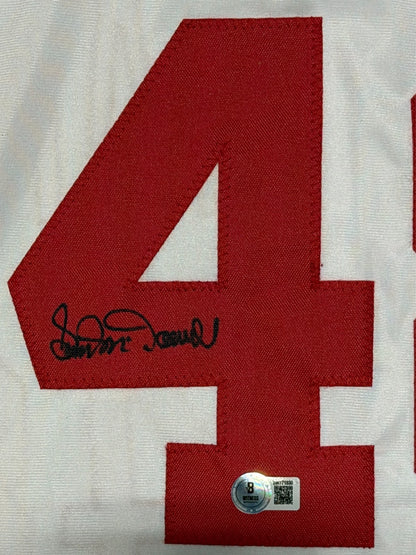 Sam McDowell Signed Cleveland Indians Custom Jersey (Beckett COA)