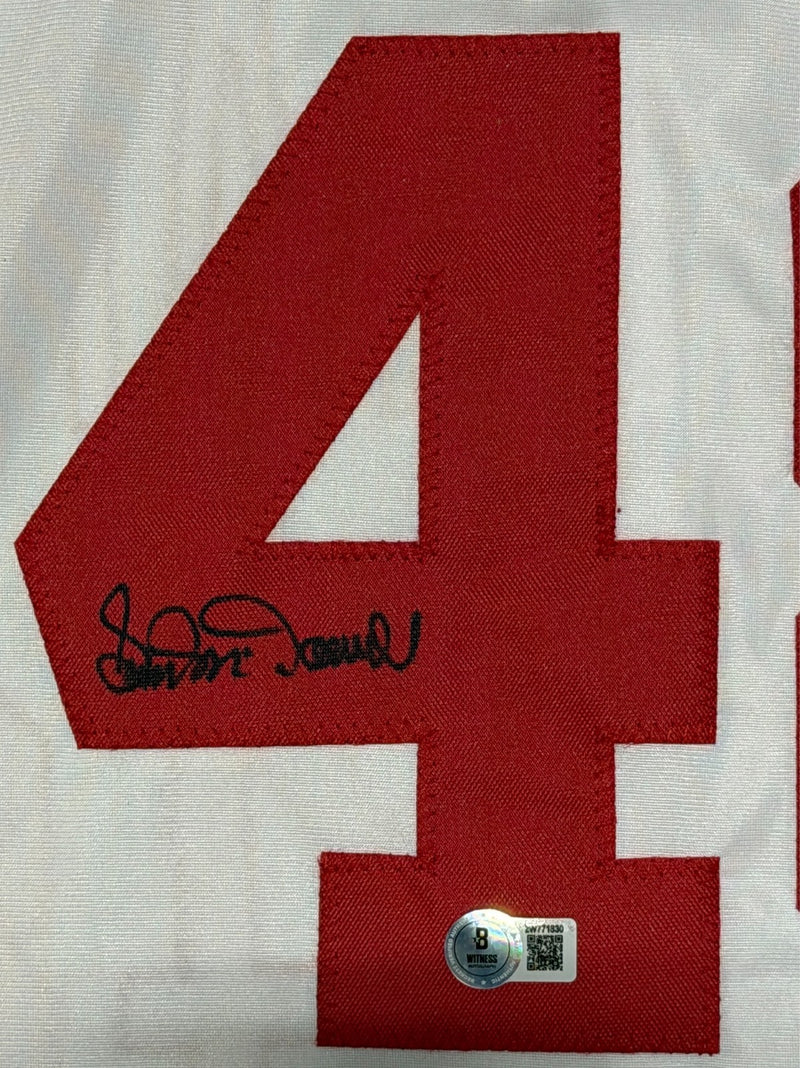 Sam McDowell Signed Cleveland Indians Custom Jersey (Beckett COA)