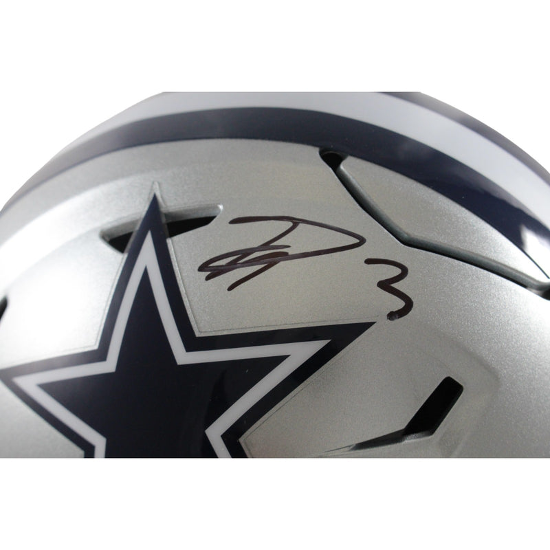 George Pickens Autographed Dallas Cowboys Mid-Size Midi Helmet (JSA)