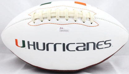 Lamar Miller Signed Miami Hurricanes Logo Football